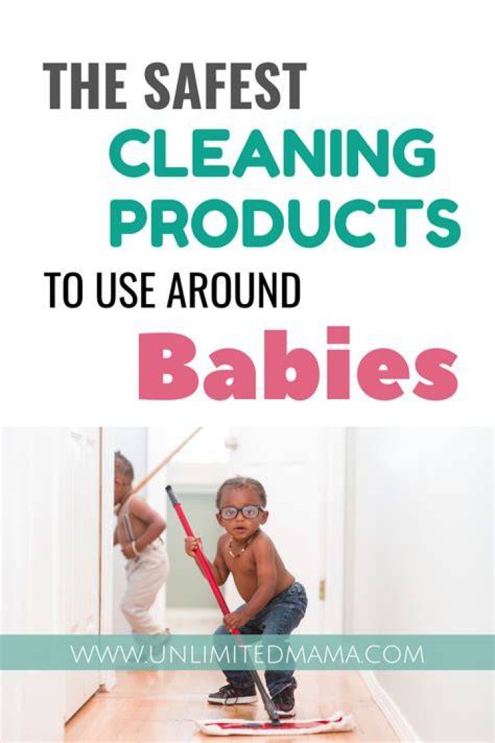 Are cleaning products safe for kids?