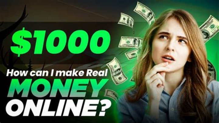 How can I make real money online?