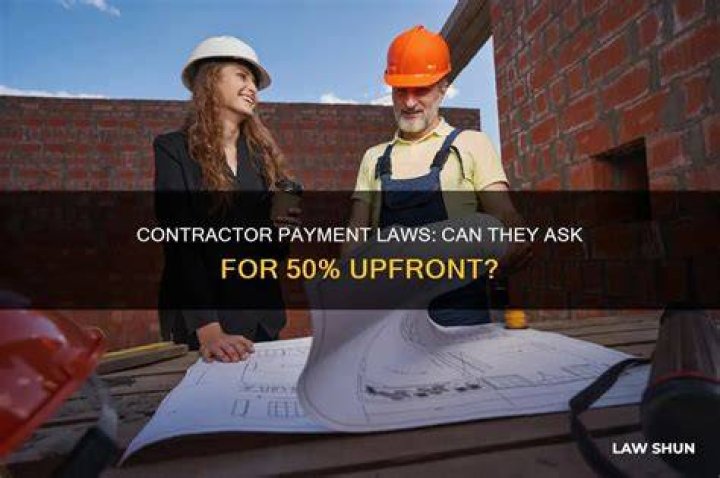 How much can a contractor ask for upfront in Nevada?