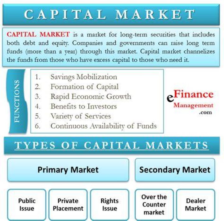 What is the meaning of international capital market?