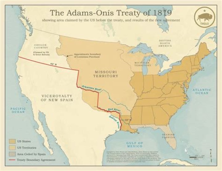 What three things did the Adams Onis Treaty accomplish?