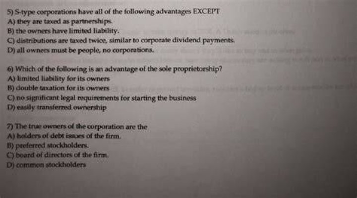 Which of the following is an advantage of corporations?