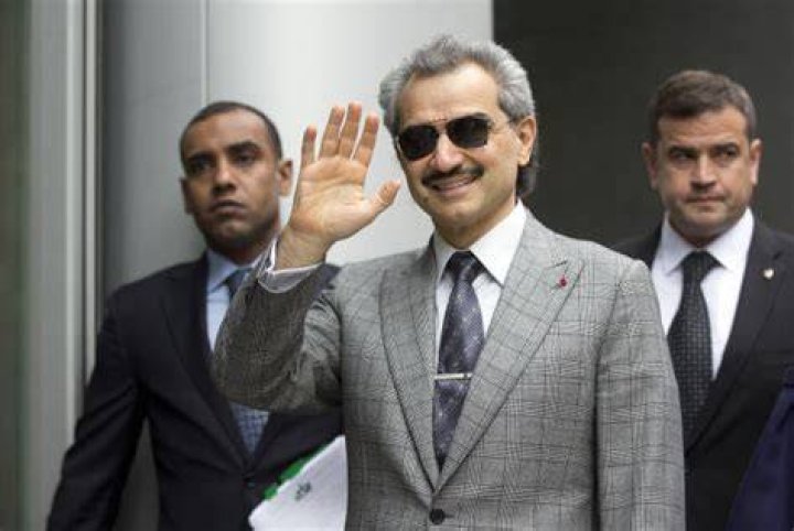 Who is the father of Alwaleed Bin Talal?